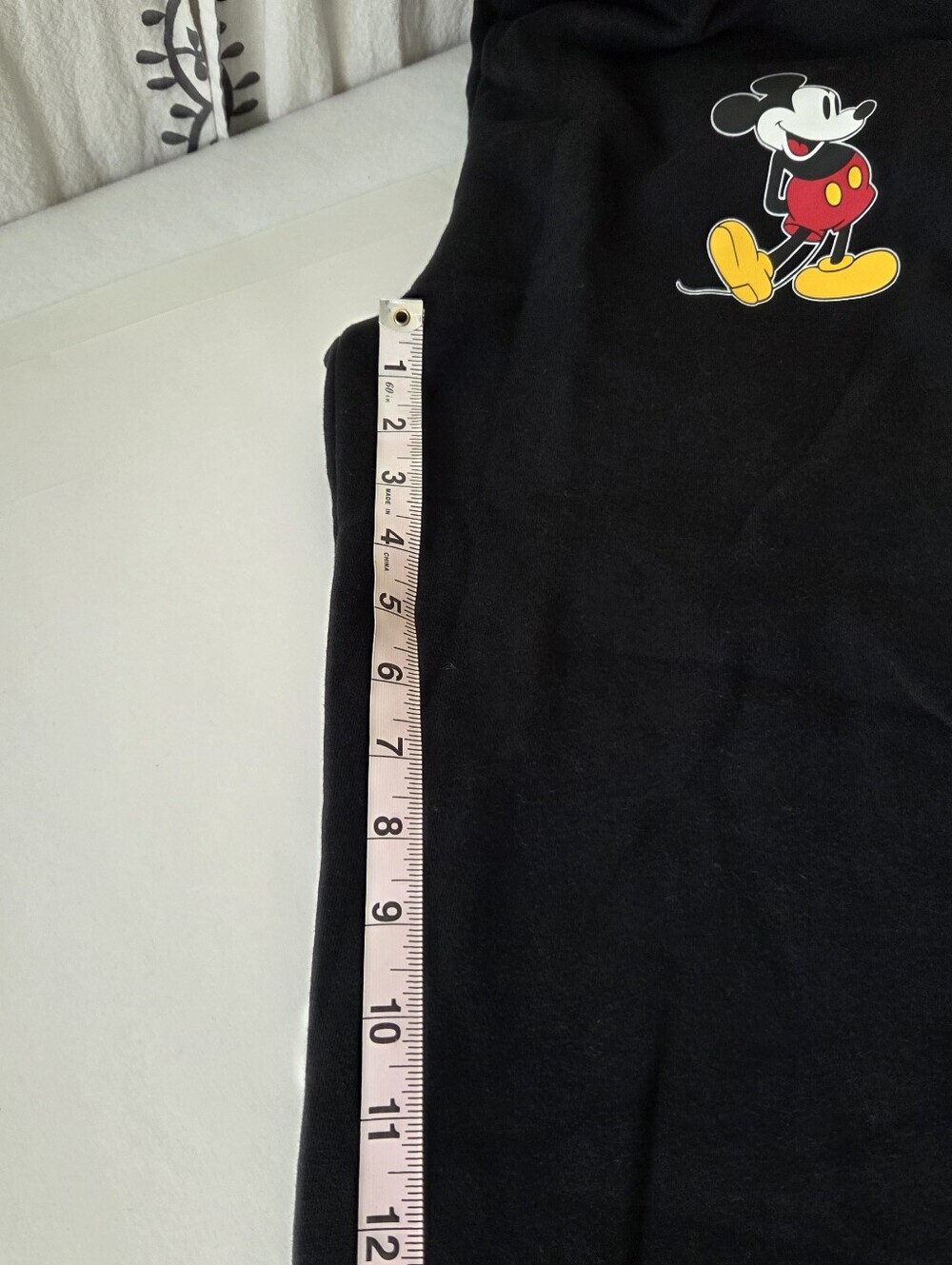 Disney Black Sweatpants Mickey Mouse Adult Small - Picture 5 of 6